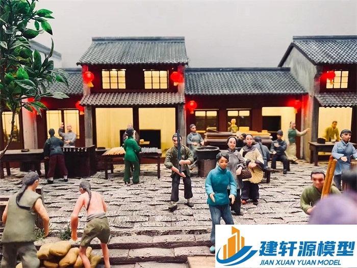 龙华香市微缩模型
